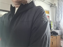 安踏（ANTA）訓練男絲光絨風(fēng)衣綜訓系列25年秋季新款梭織厚外套152517602S 基礎黑-5 2XL (男185) 曬單實(shí)拍圖