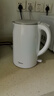 美的（Midea）電熱水壺食品級(jí)316L不銹鋼雙層無縫一體內(nèi)膽防燙燒水壺 1.7L自動(dòng)智能斷電開水壺SH17M301PRO 曬單實(shí)拍圖