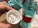希樂(lè )Tritan塑料杯男運動(dòng)水瓶女高顏值戶(hù)外杯子便攜帶濾網(wǎng) 雪球白680ml 曬單實(shí)拍圖