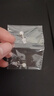 XUPING旭平首飾小方形紅色鋯石拼接蝴蝶結小巧精致耳釘X001076969 耳釘 曬單實拍圖