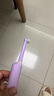 兒童旋轉(zhuǎn)電動牙刷充電式圓頭2-3-4-6-12歲以上男女寶寶小孩護齦軟毛 六一兒童節(jié)禮物 芭比粉+共四個刷頭 曬單實拍圖