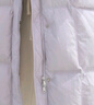 三彩2025冬季新款臻暖鵝絨服長(cháng)款羽絨服保暖被子服口袋寬松休閑女 灰紫色 S 155/80A 曬單實(shí)拍圖