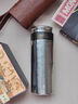 BOSENAIL德國精工雙層純鈦保溫水杯子男女士燜泡茶水分離車(chē)載辦公室杯 鈦本色/觀(guān)山杯【400ML】 曬單實(shí)拍圖