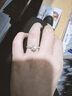 IDC人工培育鉆石18K金鉆戒女結(jié)婚pt950鉑金1克拉戒指 七夕情人節(jié)禮物 PT950鉑金【D色/VVS/NGIC證書】 1克拉【重金版】 曬單實(shí)拍圖