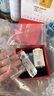 中國黃金（CHINA GOLD）足銀雙蝴蝶耳環(huán)女新款耳釘氣質(zhì)小巧生日禮物送女友老婆教師節禮物 【京速達】蝴蝶銀耳釘-999 曬單實(shí)拍圖