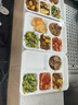 今萬福 商用特厚密胺餐盤六格仿瓷 分格飯盤快餐盒打菜盤 白色 曬單實(shí)拍圖