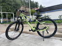 JEEP吉普山地車(chē)自行車(chē)雙碟剎變速減震鎂合金成人通勤越野山地車(chē)-MX100 青檸綠【輕量高顏值鎂合金車(chē)架】 27.5寸（適合身高160-185CM） 27速-短途騎行 曬單實(shí)拍圖