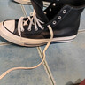 匡威（Converse）官方1970S男女高幫牛皮革休閑板鞋經(jīng)典黑黑色A13863C A13863C 43 曬單實(shí)拍圖