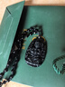 祥禎福珠寶（XIANGZHENFU JEWELRY）本命佛吊墜守護神十二生肖男女款a貨翡翠墨翠玉墜玉石 生肖鼠戴 千手觀(guān)音 曬單實(shí)拍圖