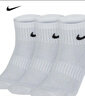 耐克（NIKE） 速干訓練短襪子（3雙） EVERYDAY LIGHTWEIGHT SX7677-100 XL 曬單實(shí)拍圖