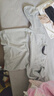JEANSWEST LIFE真維斯加絨衛(wèi)衣男秋冬季加厚保暖外套三角設(shè)計重磅灰色圓領(lǐng)上衣 曬單實拍圖