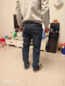 皮爾卡丹牛仔褲男2025秋冬款新款直筒加絨褲子男寬松男褲春秋高端休閑長褲 藍(lán)灰色 【新款商務(wù)牛仔褲】 32 【推薦體重 135-145斤】 曬單實拍圖