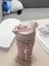 NEXT ROAD英國聯(lián)名高顏值女生可愛(ài)保溫杯2025新款咖啡杯學(xué)生隨手雙飲水杯子 粉色450ML+小貓貼+KT公仔 曬單實(shí)拍圖