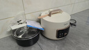 美的（Midea）鴛鴦電壓力鍋4升雙膽高壓電飯鍋 家用全自動(dòng)智能預約開(kāi)蓋煮小米粥燉湯電飯煲4-5人 【恒溫輕煙翻炒】創(chuàng  )意一鍋兩煮 4L 曬單實(shí)拍圖