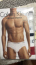 Calvin Kleinck白色腰邊男士三角內(nèi)褲2661三條裝月光白/夕陽(yáng)紅/海濤藍(lán)M 曬單實(shí)拍圖