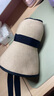 蕉下（beneunder）遮陽(yáng)帽子女草帽防曬帽太陽(yáng)帽便攜飄帶帽蛋卷GP745金 曬單實(shí)拍圖