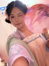 重回漢唐漢宮春曉2原創(chuàng)唐制齊胸襦裙日常輕漢服女款成人 上紫下黃套裝（破裙版）/現(xiàn)貨 L 165 曬單實(shí)拍圖