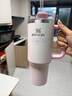 STANLEY巨無(wú)霸吸管杯大容量辦公車(chē)載不銹鋼杯子1.18L-薄紗水彩教師節禮物 曬單實(shí)拍圖