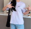 森馬（Semir）【多彩涼感T】短袖t恤女夏中長(cháng)款寬松舒適刺繡上衣109324100007 曬單實(shí)拍圖