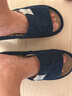 潔麗雅亞麻拖鞋男夏季居家室內(nèi)家居四季棉麻男士防滑防臭布拖鞋家用靜音 藏青【吸汗防臭】 44-45 【適合43-44】 曬單實(shí)拍圖