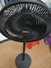 美的（Midea）電風(fēng)扇家用7葉落地扇搖頭電風(fēng)扇循臥室宿舍輕音風(fēng)扇臺式桌面小型風(fēng)扇臺地兩用升級款 黑色丨7葉臺地兩用 曬單實(shí)拍圖