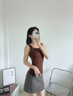 都市麗人免穿文胸保暖背心女款帶胸墊無(wú)痕發(fā)熱打底上衣內衣秋冬季 隱形膚 M 【85-105斤】 曬單實(shí)拍圖