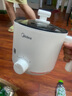 美的（Midea）電煮鍋 宿舍小電鍋 電蒸鍋 學(xué)生寢室一體泡面小火鍋 多功能鍋 XZE1613 1.7L 配蒸籠【國家補貼】 曬單實(shí)拍圖