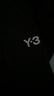 Y-3【新品上新】男士短袖T恤網(wǎng)球t恤上衣53-JY6946 黑色 S (175) 92A 曬單實(shí)拍圖