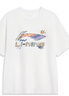 李寧短袖T恤文化衫男子LOGO字母印花圓領(lǐng)運動(dòng)服AHSU745 曬單實(shí)拍圖