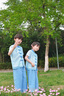 G.DUCKKIDS小黃鴨童裝兒童漢服男童套裝春秋季中國風(fēng)女小童長(cháng)袖中秋表演服 春秋男女同款 100 尺碼2~3歲【 90-100cm】 曬單實(shí)拍圖