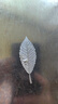 銀典工坊 足銀茶寵銀葉子泡茶用凈化水金魚(yú)銀杏葉茶具配件 【9999足銀】菩提葉金魚(yú)款/約2g 曬單實(shí)拍圖