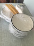 肅匠陶瓷餐具簡約盤子碗套裝純白釉下彩餐具套裝釉下彩碗碟套裝微波爐 山田16件套(4碗4盤4勺4筷) 16頭 曬單實拍圖