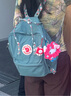 FJALLRAVEN北極狐雙肩包大容量背包書包23510-664-916霜綠/五彩底紋 七夕 曬單實拍圖
