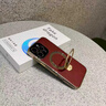 摩及蘋(píng)果17promax手機殼新款iPhone17pro磁吸帶支架素皮保護套17air高級感Magsafe全包防摔商務(wù)外殼 iPhone17【瑞紅色】 曬單實(shí)拍圖