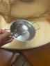 不銹鋼小吃碗兒輔食碗泡面碗防摔大號創(chuàng  )意個(gè)性碗泡面碗水果碗勺子 13cm雙耳碗+卡皮巴拉勺 曬單實(shí)拍圖