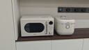 美的（Midea）微波爐復(fù)古奶油風(fēng)微波爐小型家用20L易清潔解凍五檔速熱均勻加熱全自動(dòng)多功能一體迷你M2F轉(zhuǎn)盤(pán)式 M2F復(fù)古奶油風(fēng)微波爐 20L 曬單實(shí)拍圖