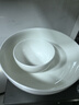 華光國瓷  純白骨瓷餐具碗盤碟套裝  無鉛鎘健康餐具整套  喬遷婚慶禮 純白骨瓷禮盒裝 20頭 曬單實(shí)拍圖