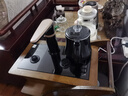 美的（Midea）電熱水壺 全智能自動(dòng)上水電水壺煮茶器保溫茶臺(tái)燒水壺一體茶盤電茶壺煮茶熱水壺消毒三合一燒水器 0.7L 【雙頭茶盤 9段控溫】MK-C13 曬單實(shí)拍圖