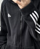 adidas休閑連帽拉鏈夾克外套男裝秋季阿迪達斯官方輕運動(dòng)GK9032   黑色/白   L 曬單實(shí)拍圖