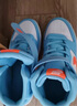 NIKE 耐克小童鞋 Court Borough 男童中幫運動(dòng)鞋魔術(shù)貼兒童休閑板鞋 曬單實(shí)拍圖