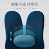 佳奧護腰靠墊辦公室腰靠記憶棉腰墊靠背墊座椅車(chē)用椅人體工學(xué)腰墊藏青 曬單實(shí)拍圖