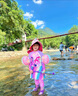 G.DUCKKIDS小黃鴨美人魚兒童泳衣女童小馬寶莉分體泳裙寶寶長袖防曬速干泳裝 小馬寶莉 120 建議5~6歲【110-120cm】cm 曬單實(shí)拍圖