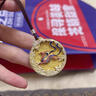 「逐鹿中原」足銀999.9描金逐鹿吉祥如意新中式純銀吊墜情侶套鏈 逐鹿中原吊墜 約23克 曬單實(shí)拍圖