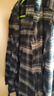 吉普（JEEP）襯衫男士長(cháng)袖春秋季休閑工裝外套寬松格子襯衣服男裝 咖啡格 2XL 曬單實(shí)拍圖