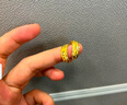 周大生黃金女車(chē)花閃耀金耳釘足金耳飾生日禮物送女友 3.35g 曬單實(shí)拍圖