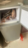 長城（GREAT WALL FRIDGE）家用迷你小冰箱小型冷凍冷藏保鮮宿舍出租房辦公室節(jié)能省電雙開門電冰箱 銀色108L【一級能效 全國聯(lián)保】 曬單實(shí)拍圖