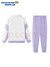 Skechers斯凱奇秋季新款童裝兒童時(shí)尚撞色休閑運動(dòng)外套長(cháng)褲套裝L325K003 曬單實(shí)拍圖