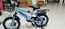 飛鴿兒童自行車(chē)3-6歲6-12歲幼兒自行車(chē)寶寶腳踏車(chē)男孩女孩童車(chē)單車(chē) 【高配減震款】輻條輪 海洋藍 14寸【適合95-120CM】 曬單實(shí)拍圖