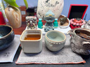 問(wèn)鼎格物汝瓷天青甲辰如是蓋碗茶杯泡茶碗開(kāi)片可養茶具大號帶蓋款 曬單實(shí)拍圖