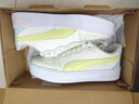 彪馬（PUMA）【小白鞋】增高厚底網(wǎng)球風(fēng)板鞋女復(fù)古休閑鞋 SKYE 374764 淡黃色-藍(lán)色-淺粉色-09 38 曬單實拍圖